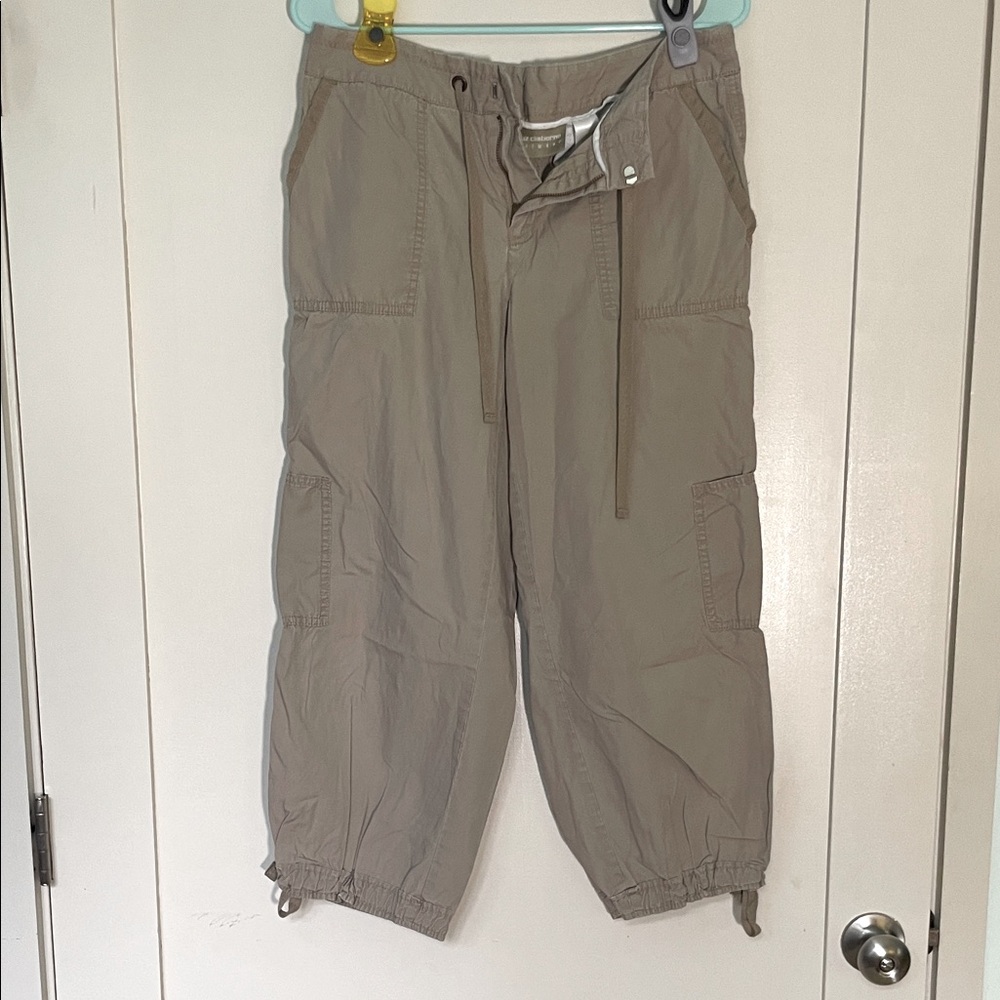 Liz Claiborne Cargo Drawstring Pants - Taupe